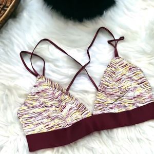 CLEARANCE ~ FLIRTITUDE Strappy Multicolored Bralette